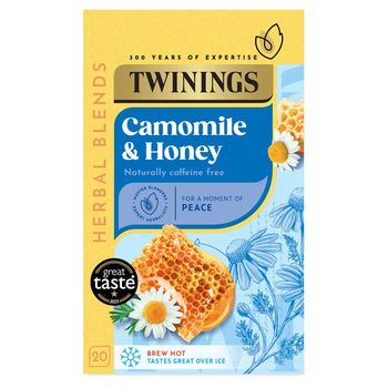 Twinings Camomile & Honey Tea 20 Sacs de thé