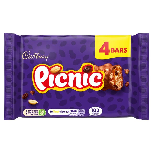 Cadbury pique-nique 4 x 32g