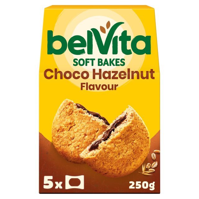 Belvita Choco Haselnuss Soft Bakes Frühstück Kekse 5 x 40g