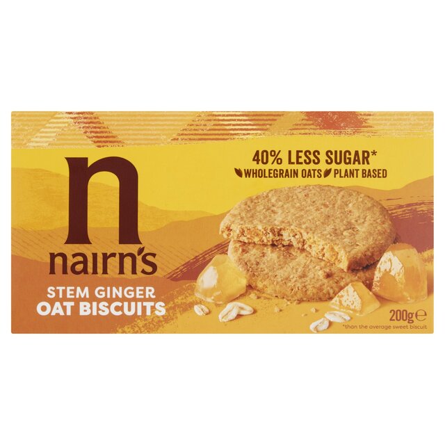 Nairns Stamm Ingwer Hafer Kekse 200g