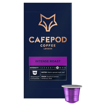 Cafepod intensive gebratene Nespresso -kompatible Aluminiumkaffee -Kaffee 10 pro Packung