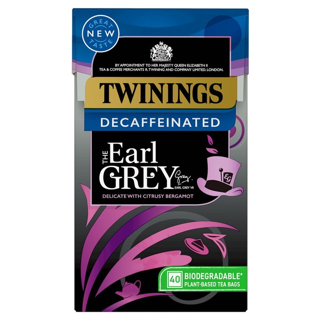 Twinings descafeinado conde té gris 50 bolsas de té