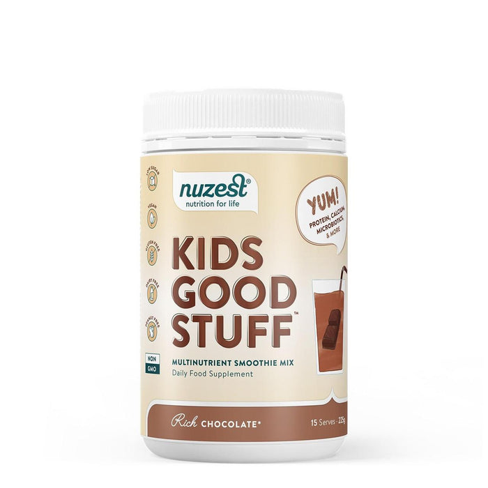 Nuzest Kids Good Stuff Rich Chocolate Multinutrient Smoothie Mix 225g