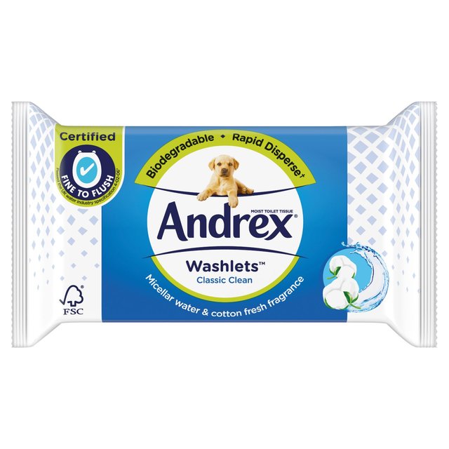 Andrex Washlets Classic Clean Single 40 par pack