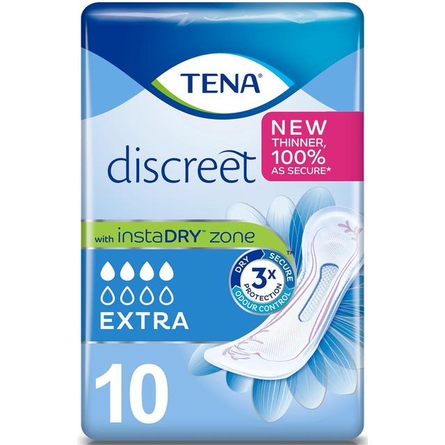 Tena Lady diskrete zusätzliche Inkontinenzpolster 10 pro Pack