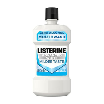 Listerine avancée blanche plus douce, rincelle de bouche 500 ml