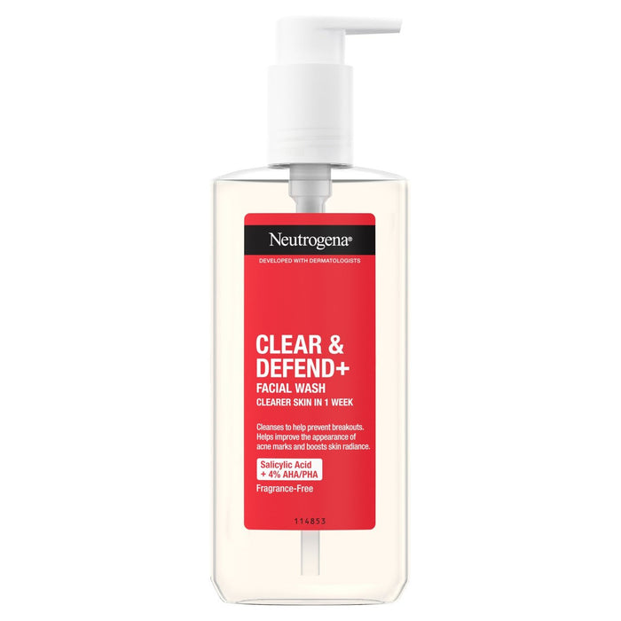 Neutrogena Clear & Defend + Gesichtswäsche 200 ml