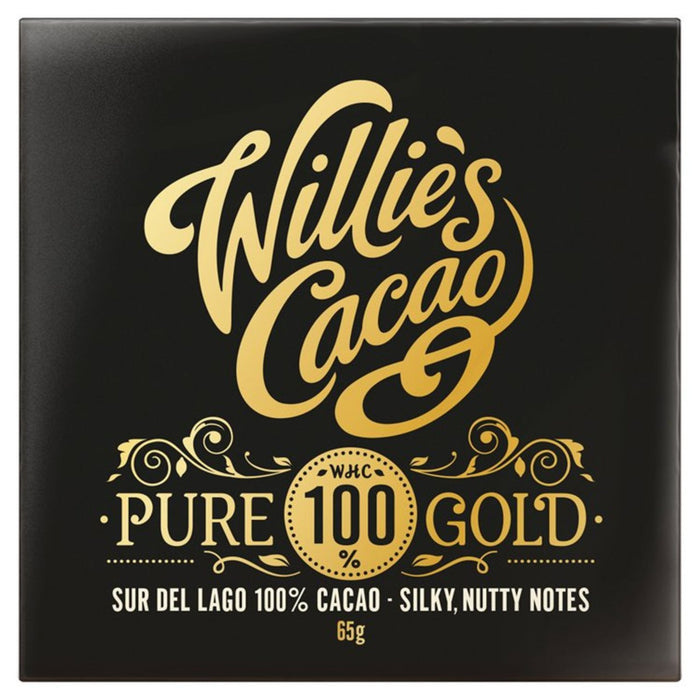 Willies Cacao rein 100% Gold Sur del Lago Cacao 65G