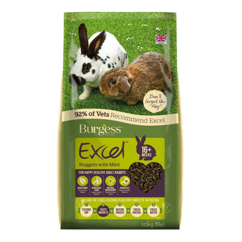 Burgess Excel Rabbit Adult Add with Mint 10kg