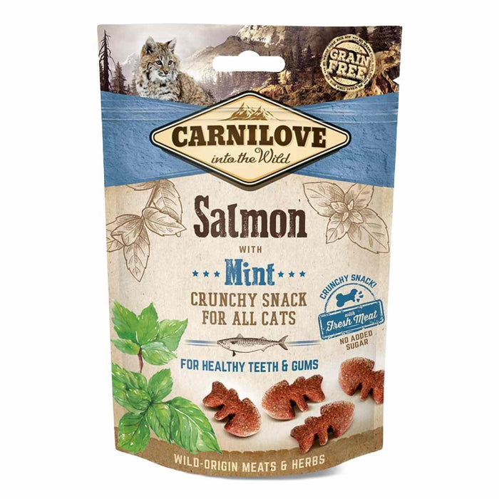 Carnilove Salmon with Mint Crunchy Cat Treats 50g