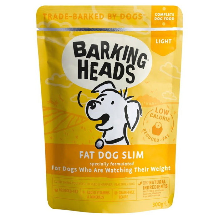 Barking Heads Fat Dog Slim Wet Dog Food Pouch 300g