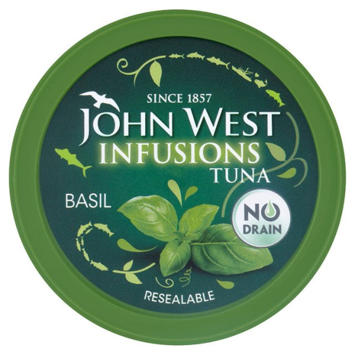 Infusions de thon John West avec basilic 80g