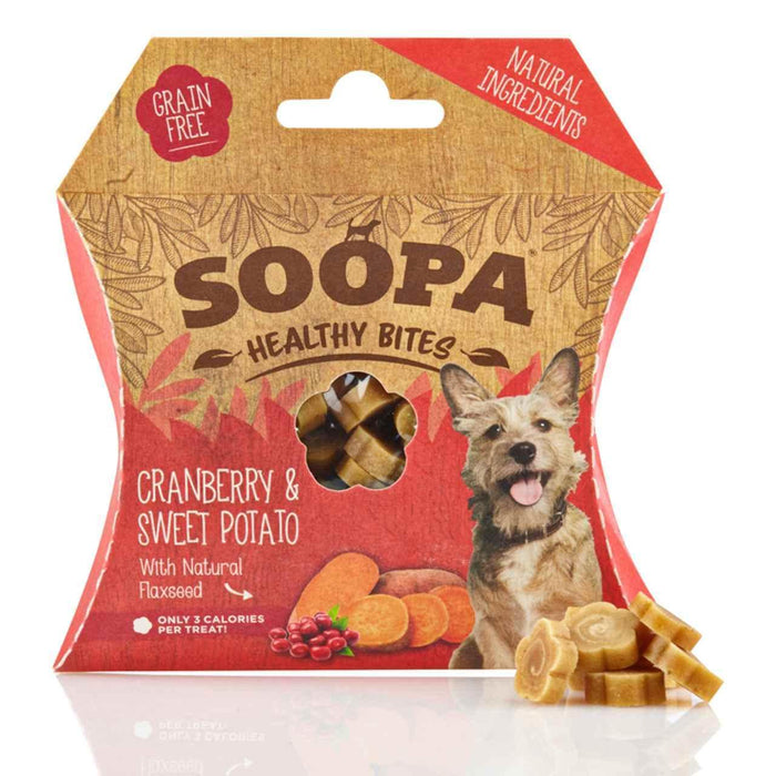 Soopa Cranberry & Sweet Potato Healthy Dog behandeln Bisse 50g