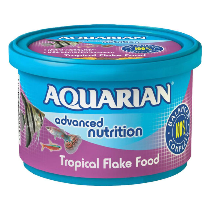 Aquarian tropische Fischfutterflocken 50g