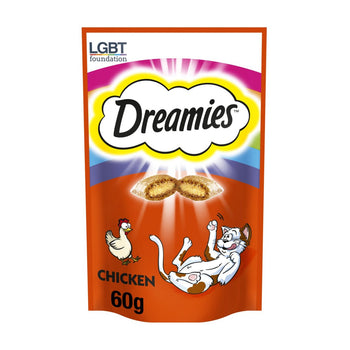 Dreamies Adult 1+ Cat Treats avec poulet 60g