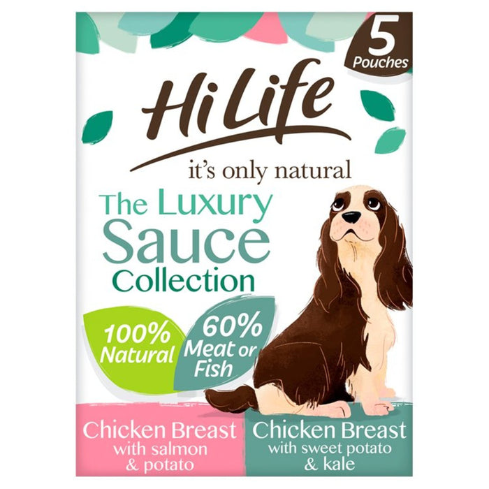 Hilife ist nur natürlich das Sauce -Sortiment 5 x 100 g